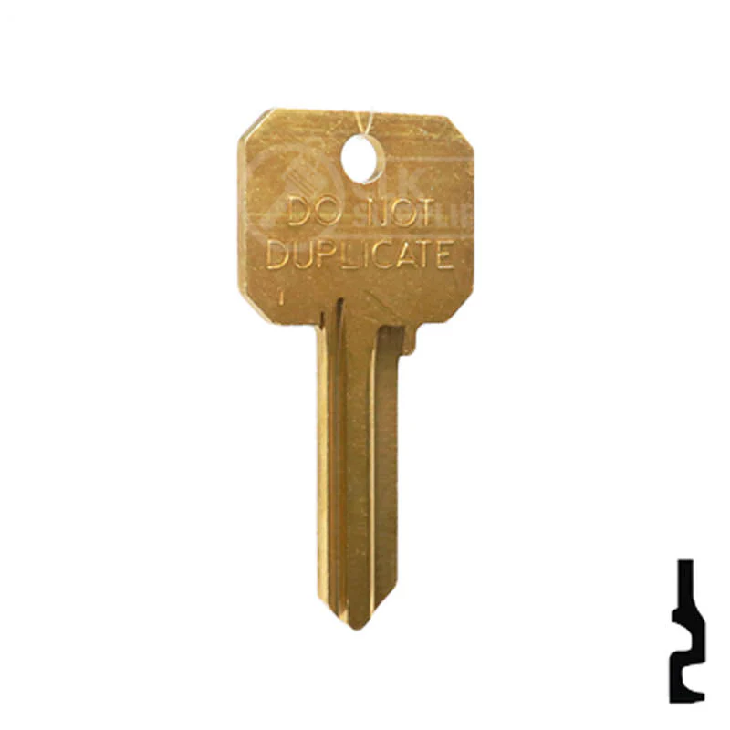 Uncut DND Key Blank | Arrow | AR1 - Image 2