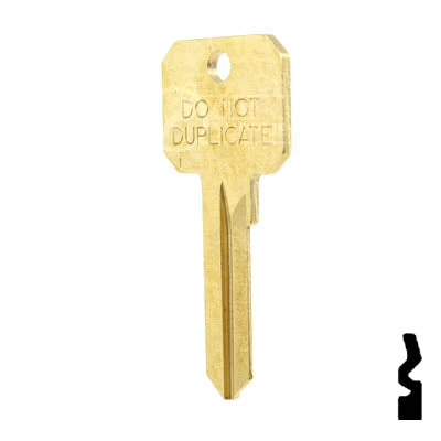 Uncut DND Key Blank | Corbin Russwin | RU45, 1011D1 - Image 22