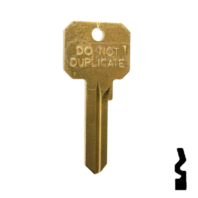 Uncut DND Key Blank | Corbin Ruswwin | RU46 - Image 2