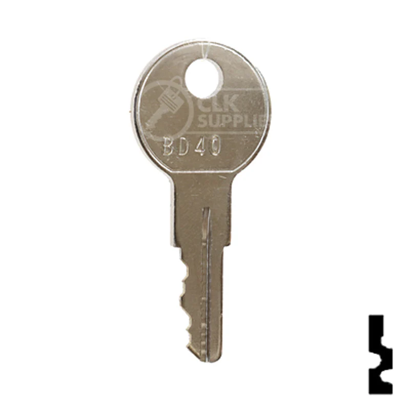 Uncut Equipment Key | Golf Cart | BD40 - Image 2