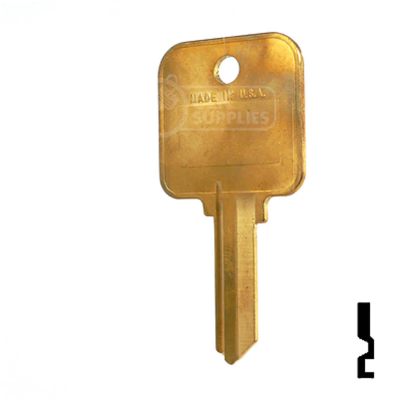 Uncut Hotel Head Key Blank | Weiser | WR3, WR5 - Image 11