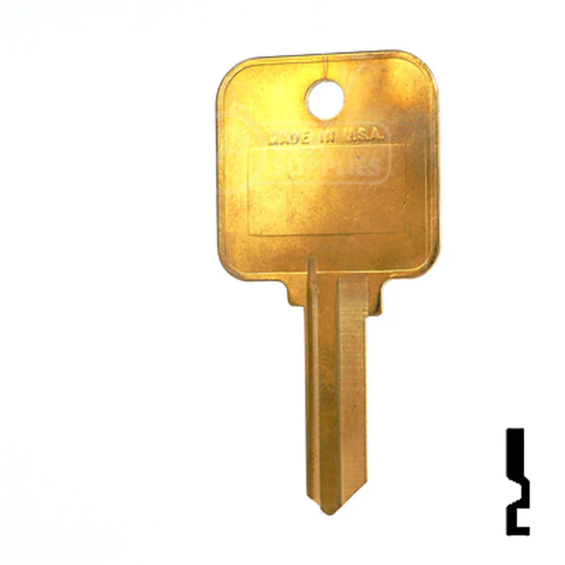 Uncut Hotel Head Key Blank | Weiser | WR3, WR5 - Image 12