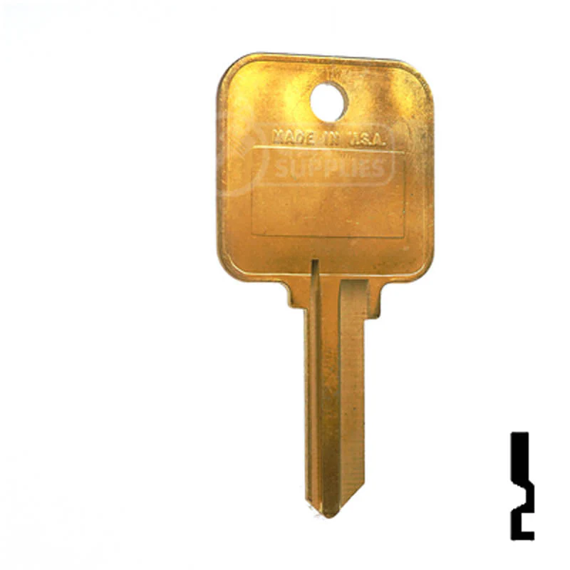 Uncut Hotel Head Key Blank | Weiser | WR3, WR5 - Image 14