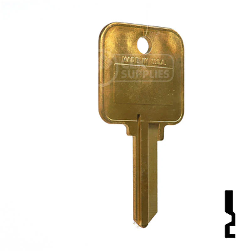 Uncut Hotel Head Key Blank | Weiser | WR3, WR5 - Image 15