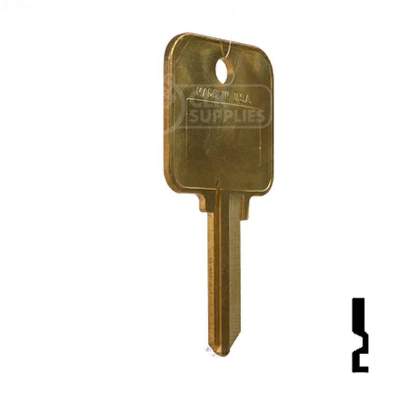 Uncut Hotel Head Key Blank | Weiser | WR3, WR5 - Image 16