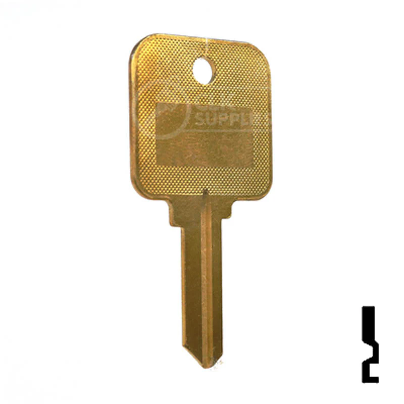Uncut Hotel Head Key Blank | Weiser | WR3, WR5 - Image 3