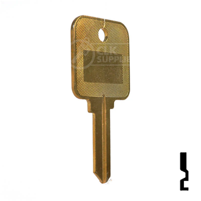 Uncut Hotel Head Key Blank | Weiser | WR3, WR5 - Image 4