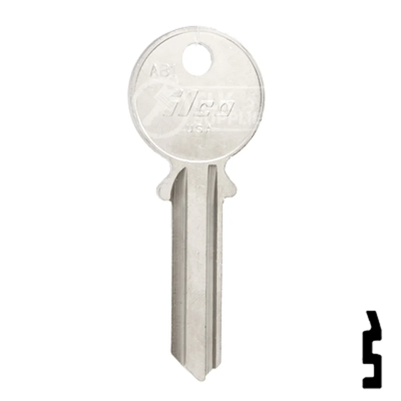 Uncut Key Blank | Abus Padlock | AB1 - Image 2