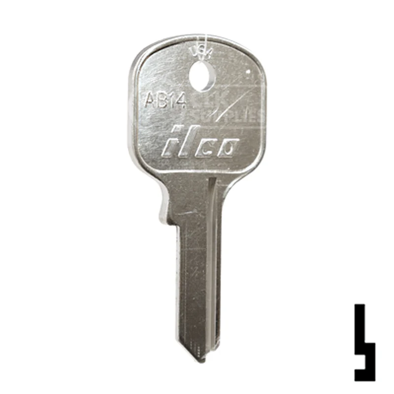 Uncut Key Blank | Abus Padlock | AB14 - Image 3