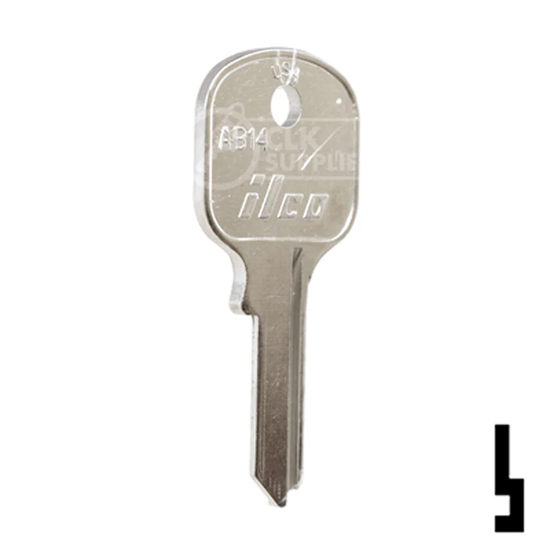 Uncut Key Blank | Abus Padlock | AB14 - Image 4