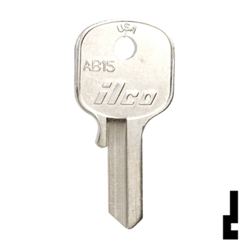Uncut Key Blank | Abus Padlock | AB15 - Image 2