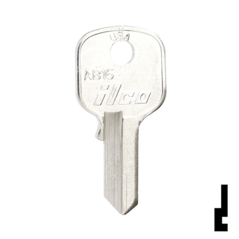 Uncut Key Blank | Abus Padlock | AB16 - Image 2