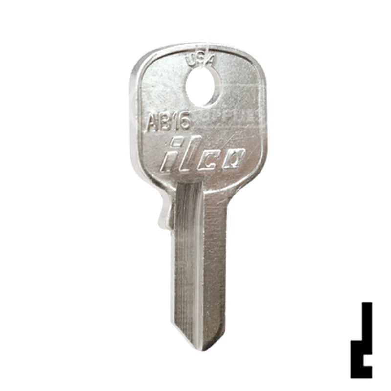 Uncut Key Blank | Abus Padlock | AB16 - Image 3
