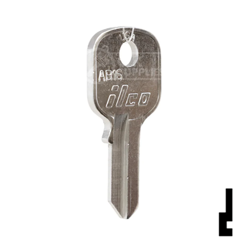Uncut Key Blank | Abus Padlock | AB16 - Image 4