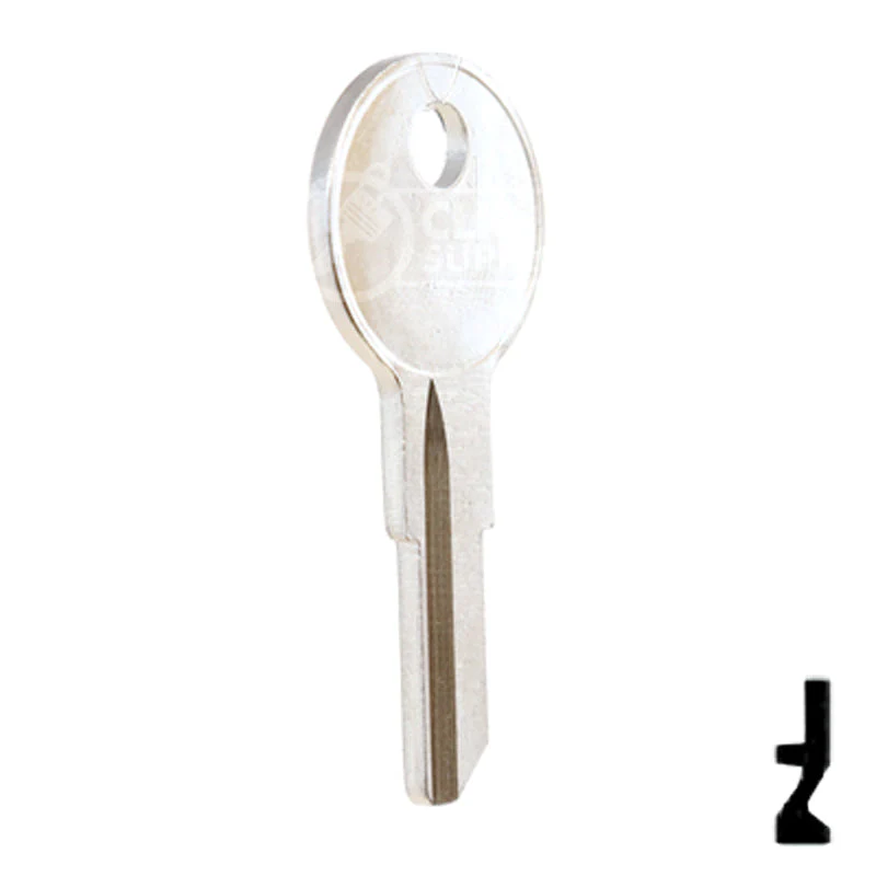 Uncut Key Blank | Yale, Hudson | 01122B, Y103 - Image 16