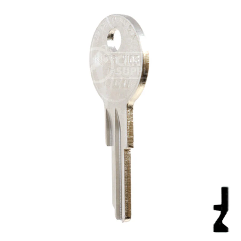 Uncut Key Blank | Yale, Hudson | 01122B, Y103 - Image 21