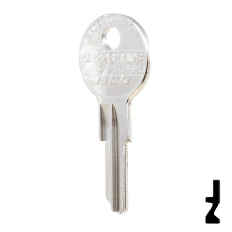 Uncut Key Blank | Yale, Hudson | 01122B, Y103 - Image 22
