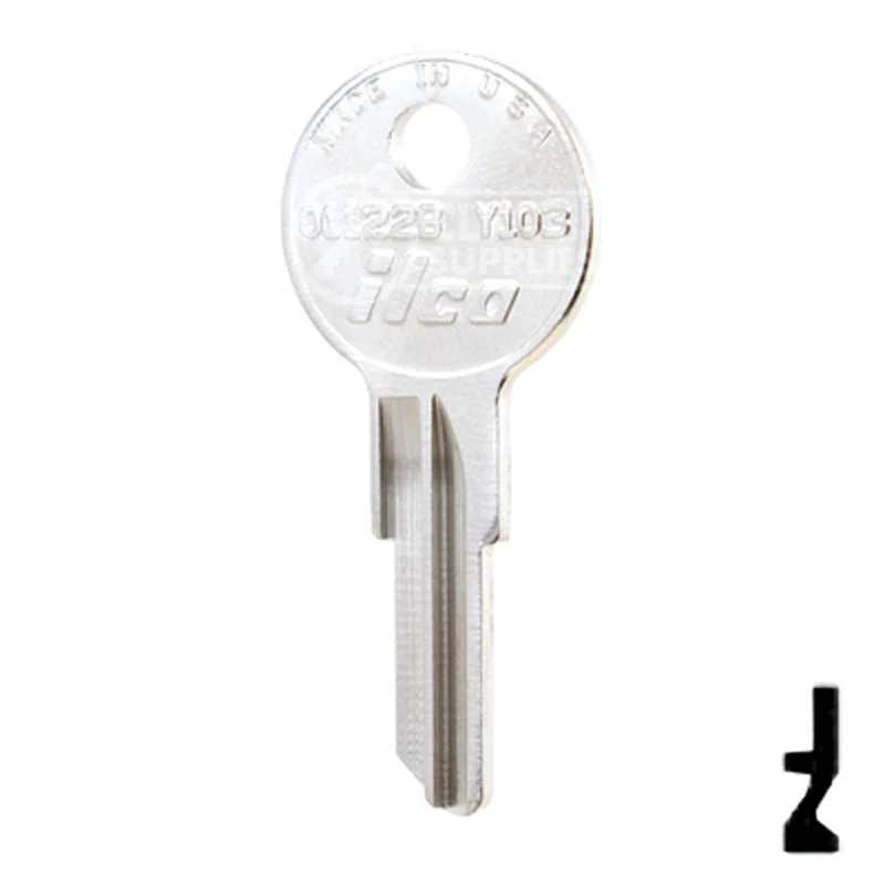 Uncut Key Blank | Yale, Hudson | 01122B, Y103 - Image 23