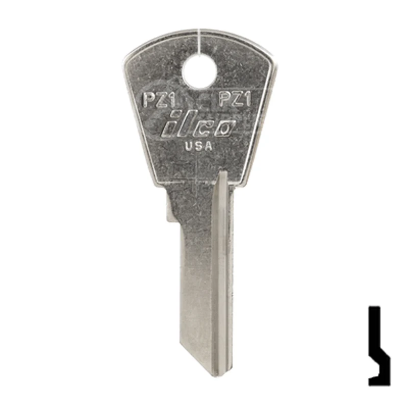 Uncut Key Blank | Papaiz | PZ1