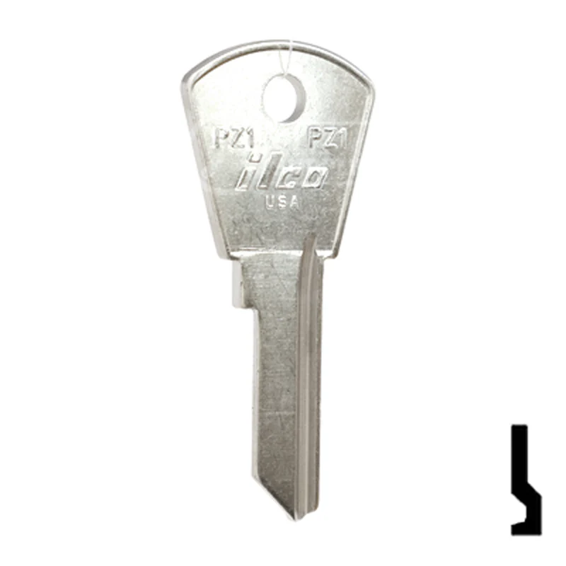 Uncut Key Blank | Papaiz | PZ1 - Image 3