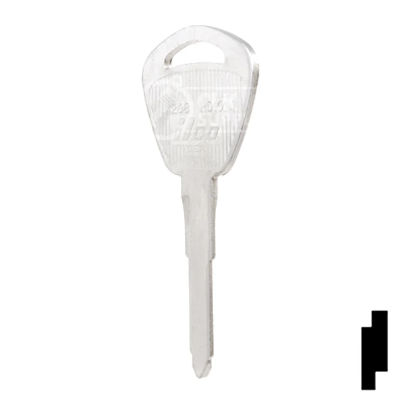 Uncut Key Blank | Acura | X208, HD101 - Image 22