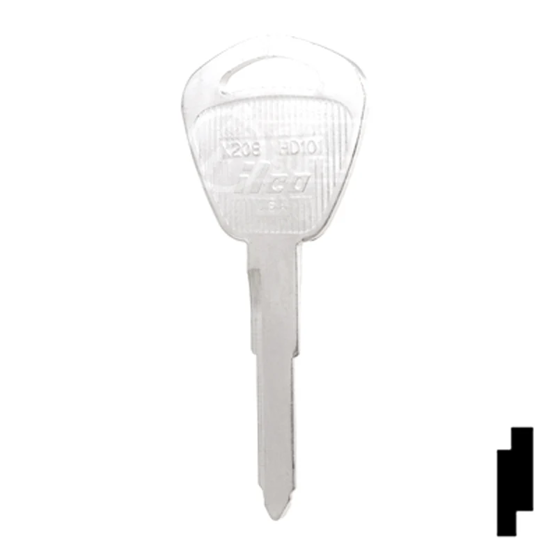 Uncut Key Blank | Acura | X208, HD101 - Image 23