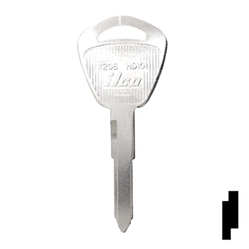 Uncut Key Blank | Acura | X208, HD101 - Image 24