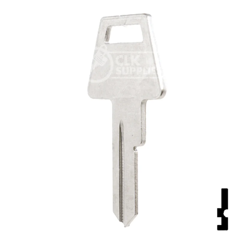Uncut Key Blank | American Padlock | 1653, AM4 - Image 10