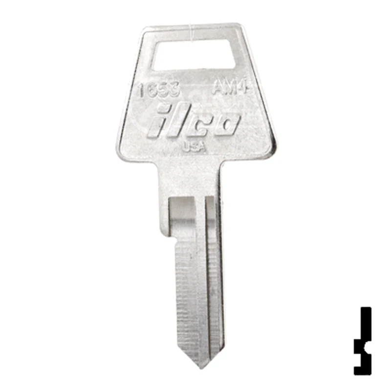 Uncut Key Blank | American Padlock | 1653, AM4 - Image 24