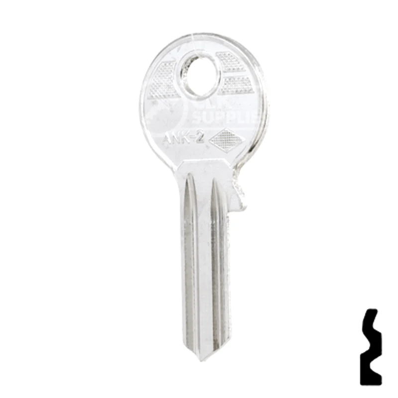 Uncut Key Blank | Anker | ANK-2 - Image 12
