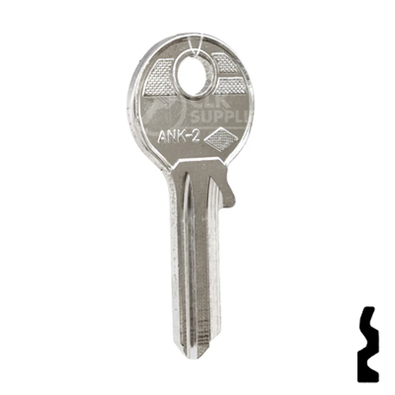 Uncut Key Blank | Anker | ANK-2 - Image 16