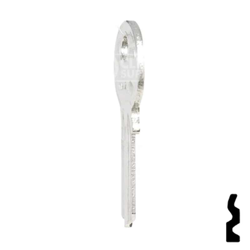 Uncut Key Blank | Anker | ANK-2 - Image 9