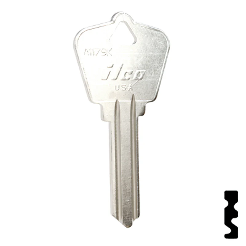Uncut Key Blank | Arrow | A1179K - Image 3