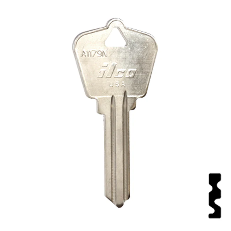 Uncut Key Blank | Arrow | A1179N - Image 3