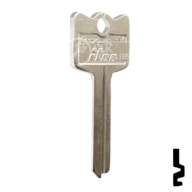 Uncut Key Blank | Arrow | B1179-1D - Image 4