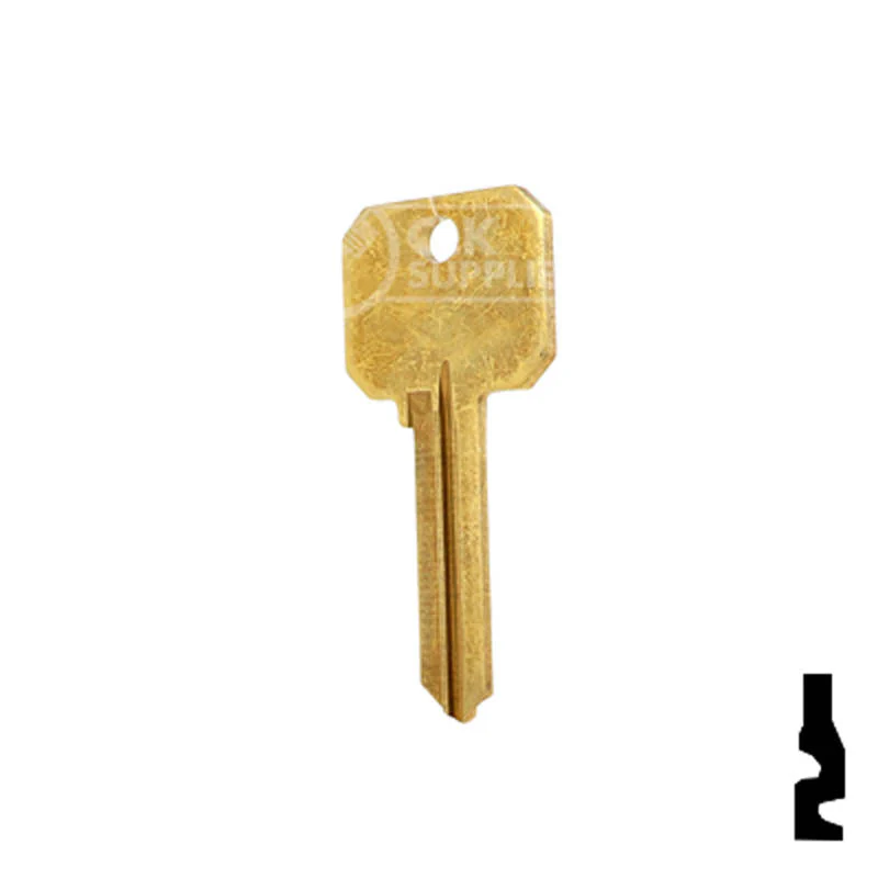Uncut Key Blank | Arrow Keyway | DND-AR4-BR - Image 11