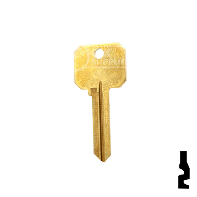 Uncut Key Blank | Arrow Keyway | DND-AR4-BR - Image 12