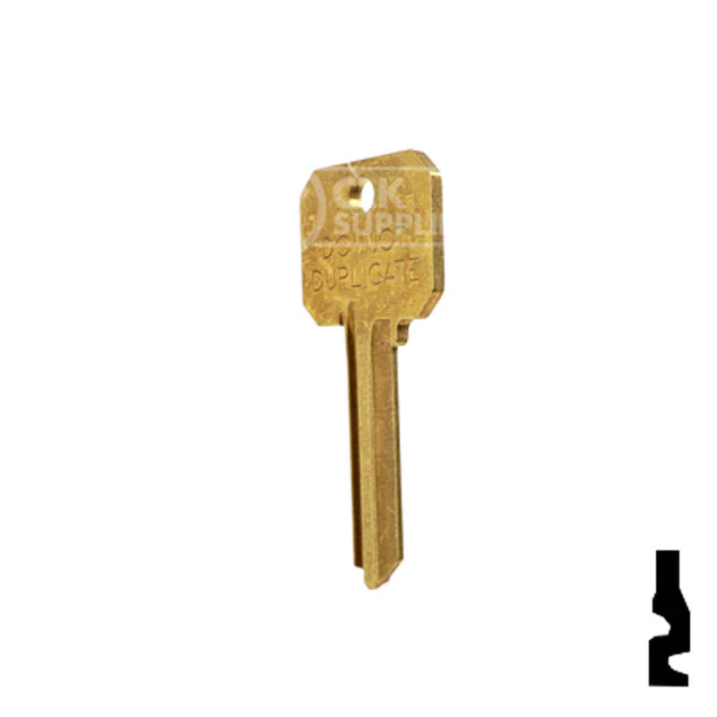 Uncut Key Blank | Arrow Keyway | DND-AR4-BR - Image 22