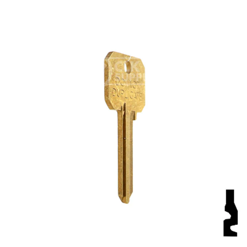 Uncut Key Blank | Arrow Keyway | DND-AR4-BR - Image 5