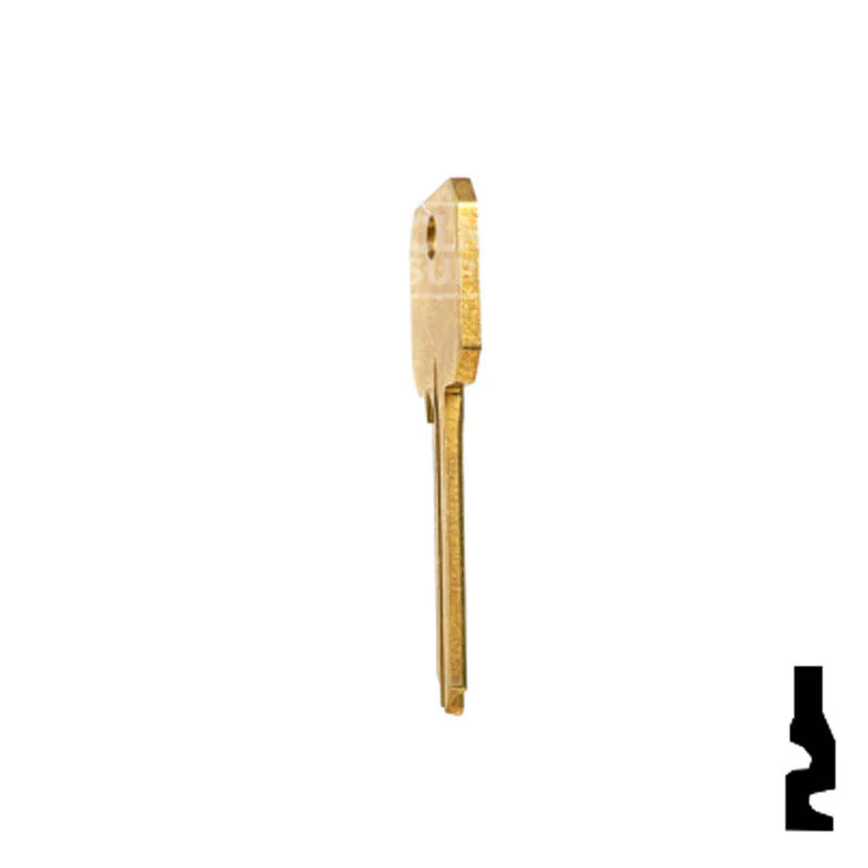 Uncut Key Blank | Arrow Keyway | DND-AR4-BR - Image 8