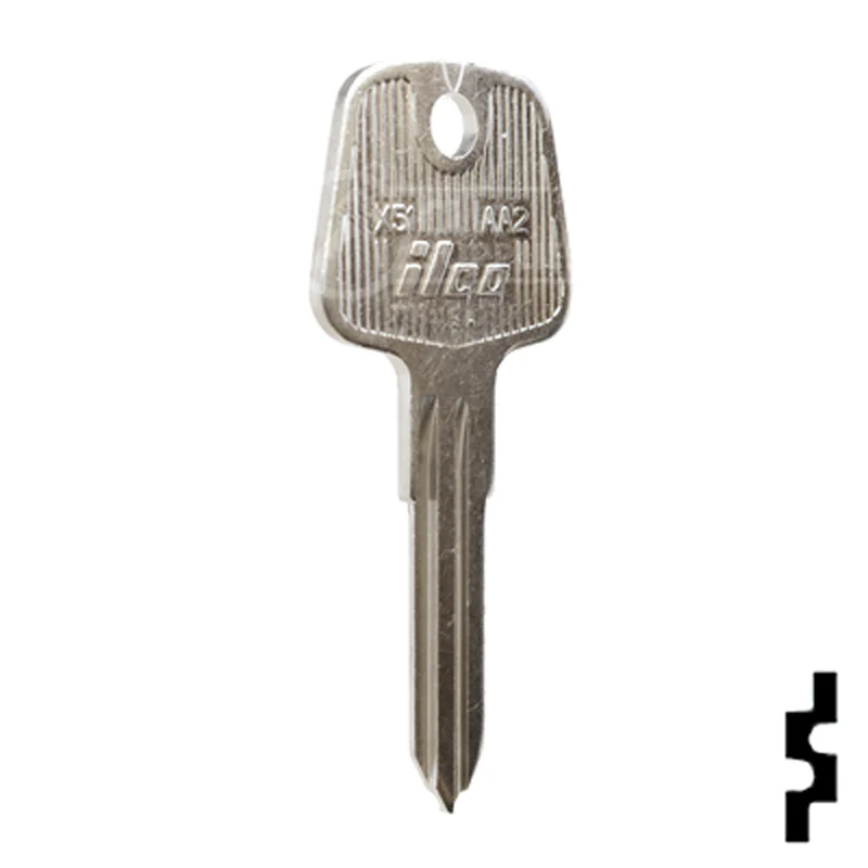 Uncut Key Blank | Audi | AA2, X51 - Image 4