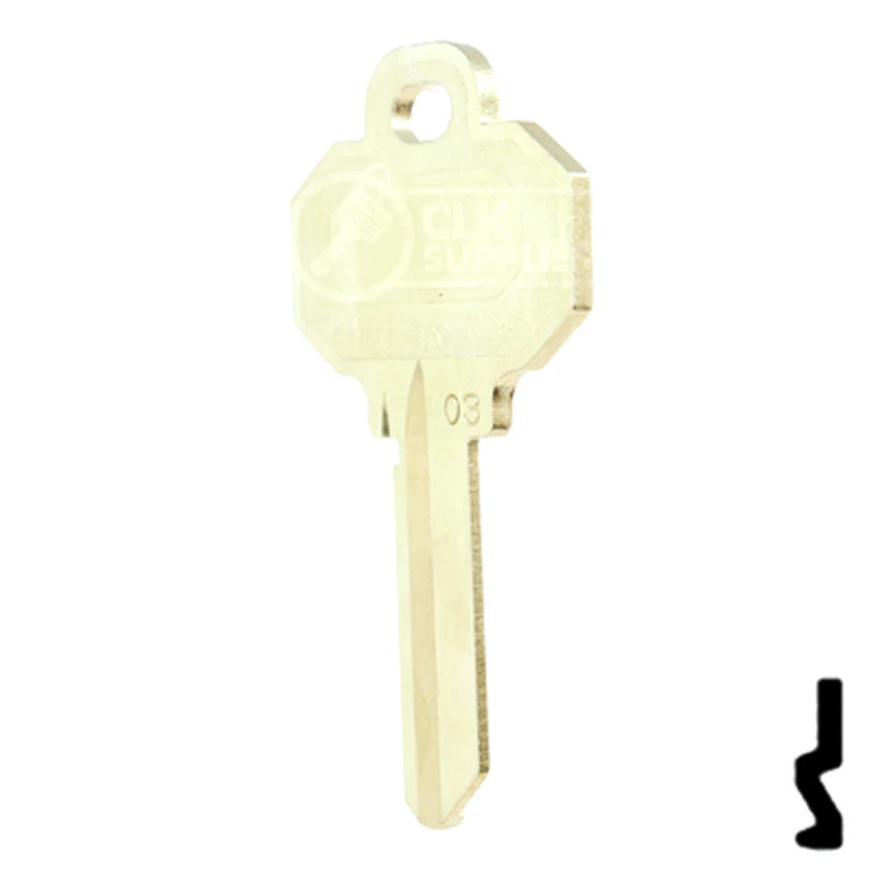 Uncut Key Blank | Baldwin | 1511 - Image 22