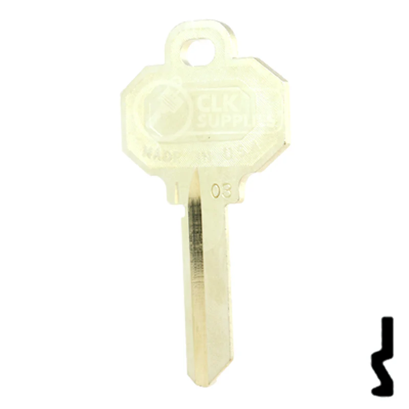 Uncut Key Blank | Baldwin | 1511 - Image 23