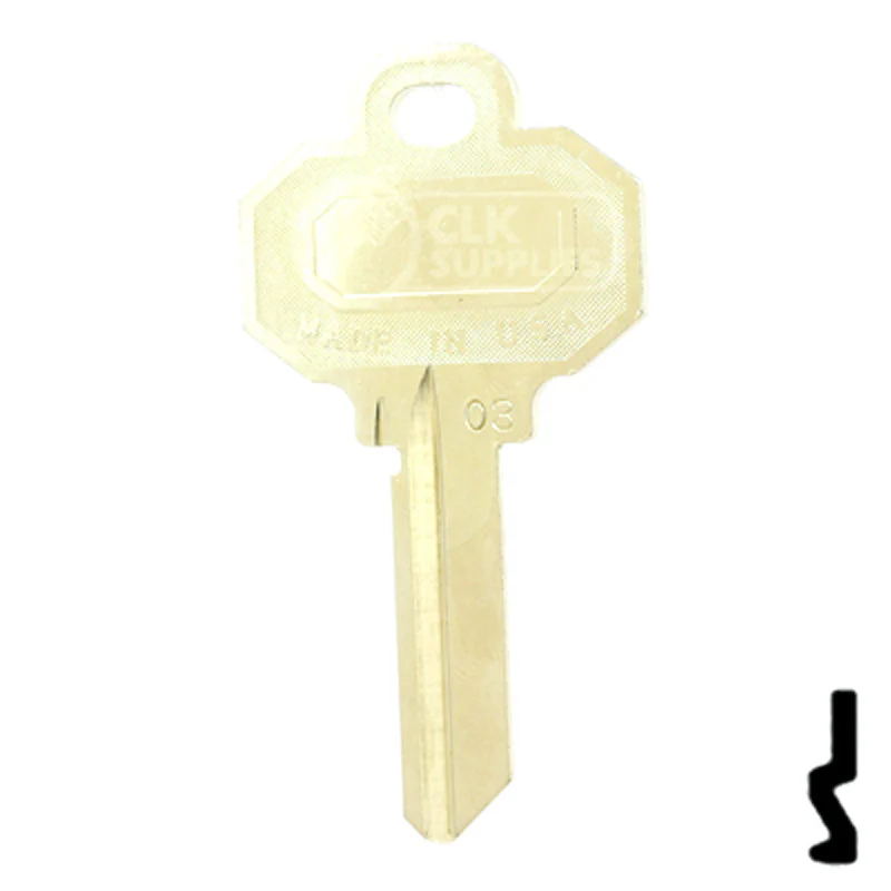 Uncut Key Blank | Baldwin | 1511 - Image 24