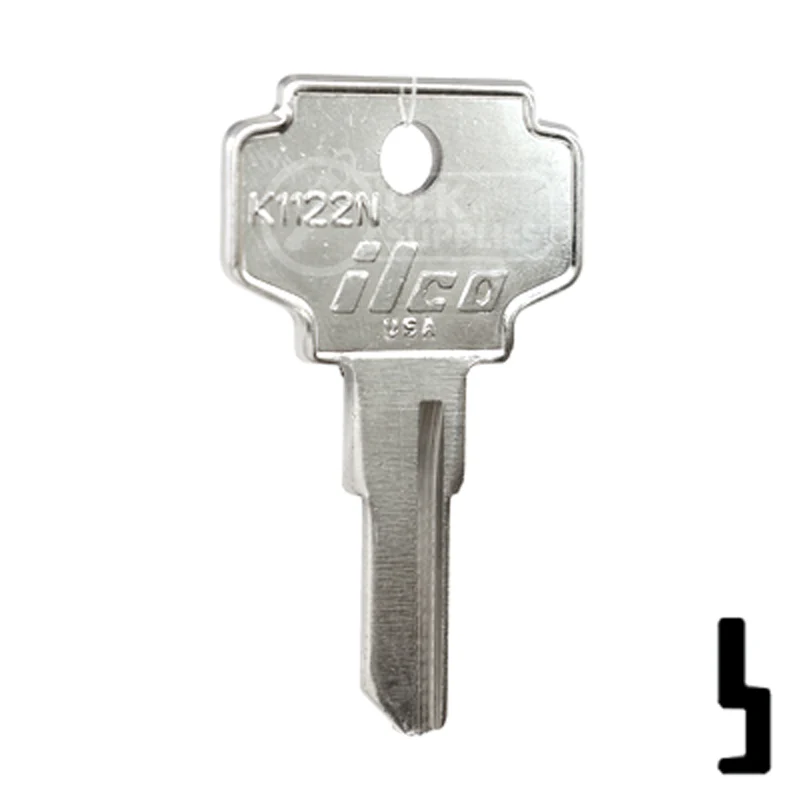 Uncut Key Blank | Bargman | K1122N - Image 3