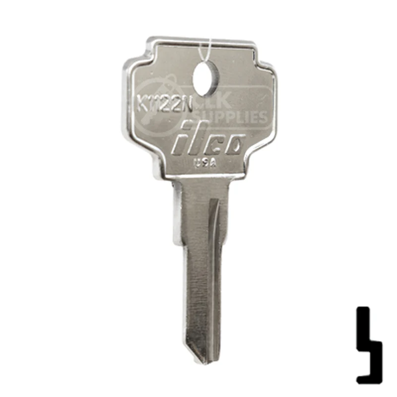 Uncut Key Blank | Bargman | K1122N - Image 4