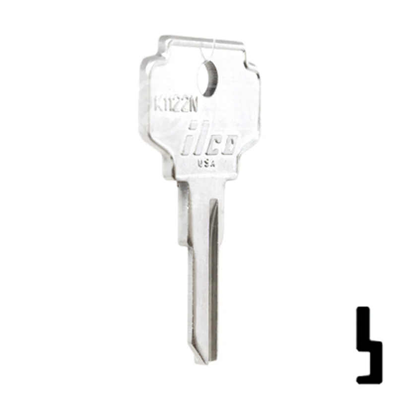 Uncut Key Blank | Bargman | K1122N - Image 5