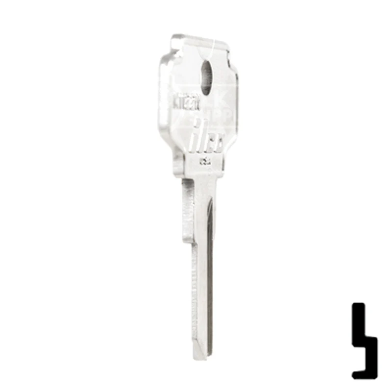 Uncut Key Blank | Bargman | K1122N - Image 6