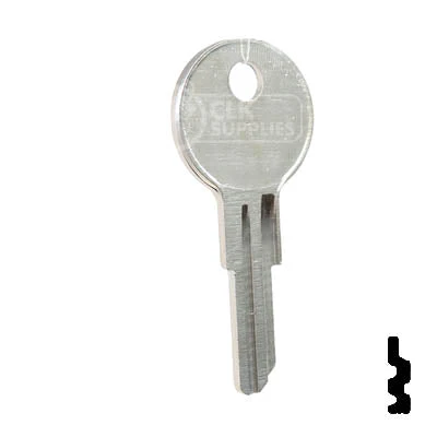 Uncut Key Blank | Bauer | 1618, BAU1 - Image 15