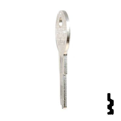 Uncut Key Blank | Bauer | 1618, BAU1 - Image 20